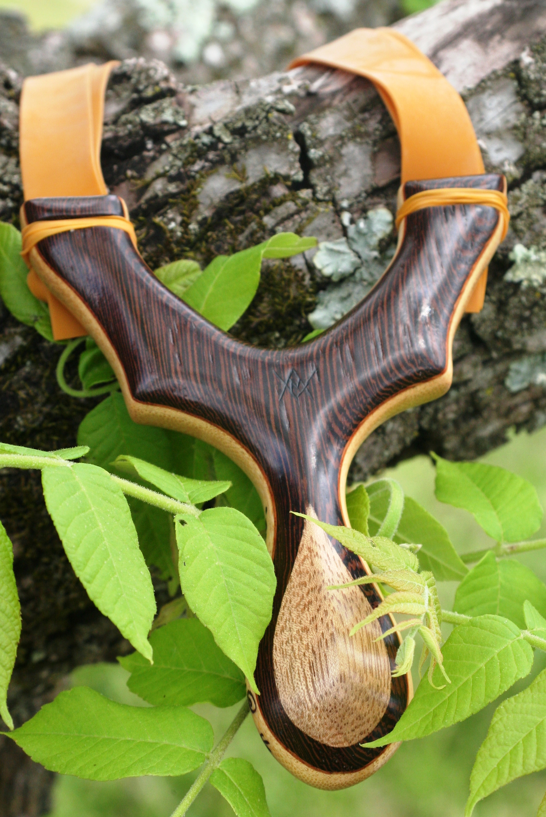 Omega- bamboo laminate core, Wenge with New Guinea Walnut Palm swell