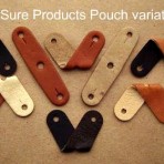SuperSure Bonded Leather Pouch-3/4″ with 7mm center hole