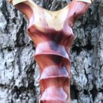 Red cedar natural ergo carved to shoot “Hammer grip”